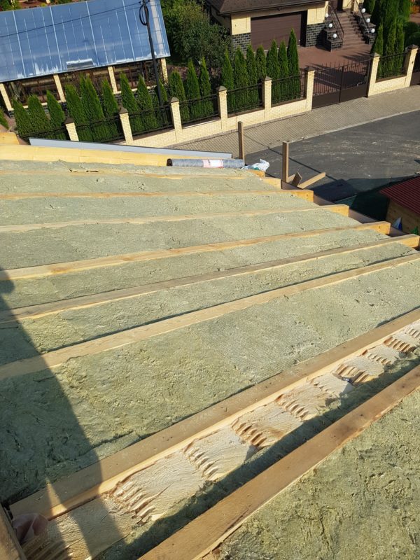 Утепление крыши частного дома в Пинске