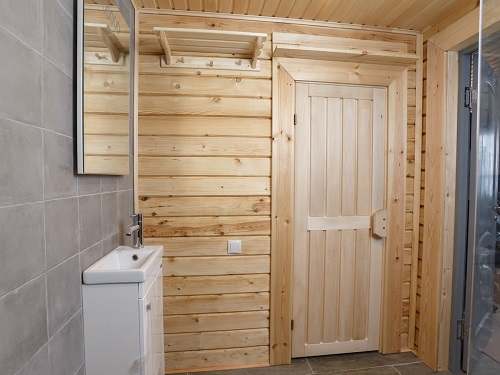 Отделка бани вагонкой в Пинске