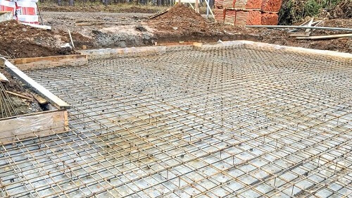 Заливка монолитного фундамента в Пинске